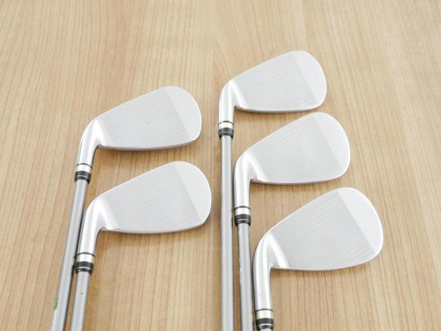 Iron set : PRGR : ชุดเหล็กกระเทย PRGR Egg PC (รุ่นปี 2019 ตีง่ายและไกลมากๆ โกงสุดๆ) มีเหล็ก 7-Pw,Aw (5 ชิ้น) ก้านกราไฟต์ M-37 Flex R