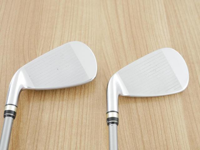 Iron set : PRGR : ชุดเหล็กกระเทย PRGR Egg PC (รุ่นปี 2019 ตีง่ายและไกลมากๆ โกงสุดๆ) มีเหล็ก 7-Pw,Aw (5 ชิ้น) ก้านกราไฟต์ M-37 Flex R