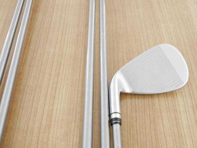 Iron set : PRGR : ชุดเหล็กกระเทย PRGR Egg PC (รุ่นปี 2019 ตีง่ายและไกลมากๆ โกงสุดๆ) มีเหล็ก 7-Pw,Aw (5 ชิ้น) ก้านกราไฟต์ M-37 Flex R
