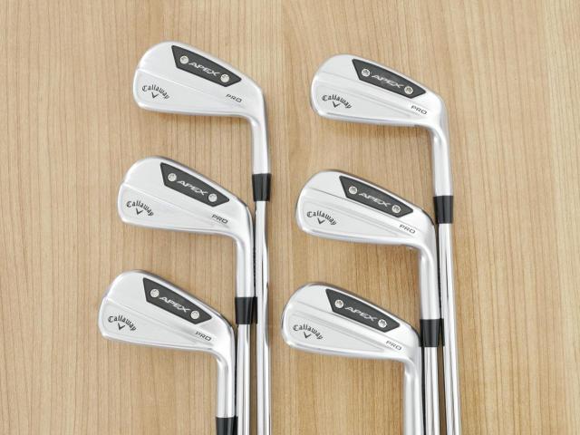 Iron set : Callaway : ชุดเหล็ก Callaway APEX Pro Forged (ออกปี 2024) มีเหล็ก 5-Pw (6 ชิ้น) ก้านเหล็ก Dynamic Gold S200