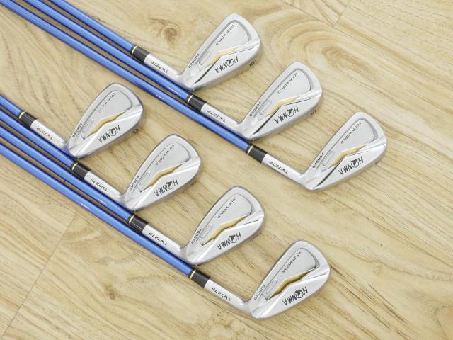 Iron set : Honma : ชุดเหล็ก Honma Tour World TW727P (Forged) มีเหล็ก 4-10 (7 ชิ้น) ก้านกราไฟต์ ARMRQ 8 (54) Flex R (2 ดาว)