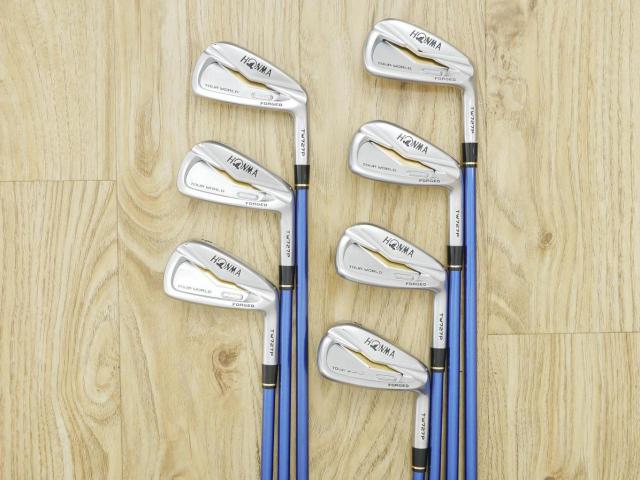Iron set : Honma : ชุดเหล็ก Honma Tour World TW727P (Forged) มีเหล็ก 4-10 (7 ชิ้น) ก้านกราไฟต์ ARMRQ 8 (54) Flex R (2 ดาว)