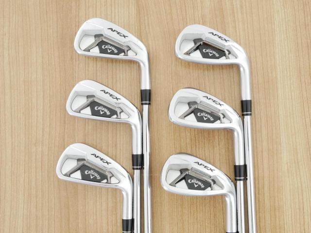 Iron set : Callaway : ชุดเหล็ก Callaway APEX Forged (รุ่นปี 2022) มีเหล็ก 5-Pw (6 ชิ้น) ก้านเหล็ก NS Pro ZELOS 8 Flex S