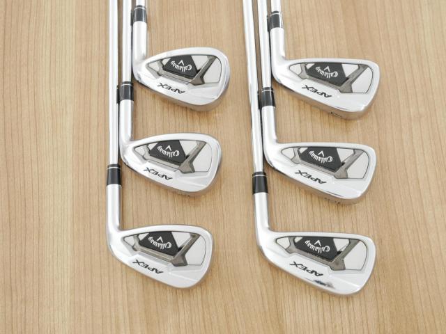 Iron set : Callaway : ชุดเหล็ก Callaway APEX Forged (รุ่นปี 2022) มีเหล็ก 5-Pw (6 ชิ้น) ก้านเหล็ก NS Pro ZELOS 8 Flex S