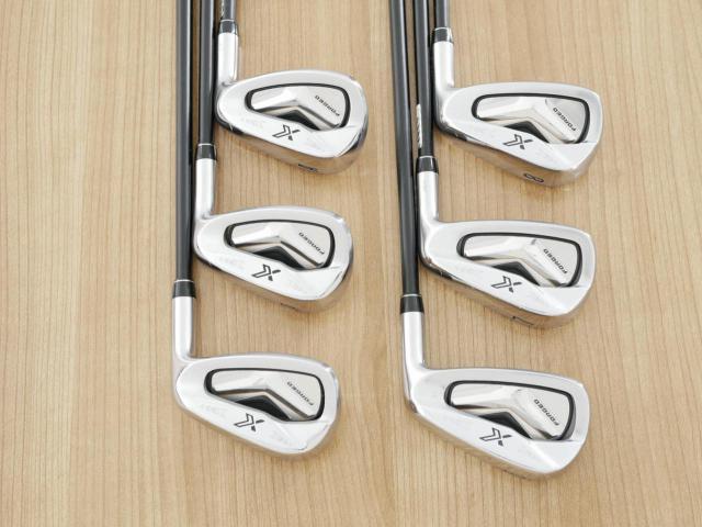 Iron set : XXIO : ชุดเหล็ก XXIO X Forged (รุ่นปี 2021) มีเหล็ก 6-Pw,Aw (6 ชิ้น) ก้านกราไฟต์ Miyazaki AX-1 Flex S