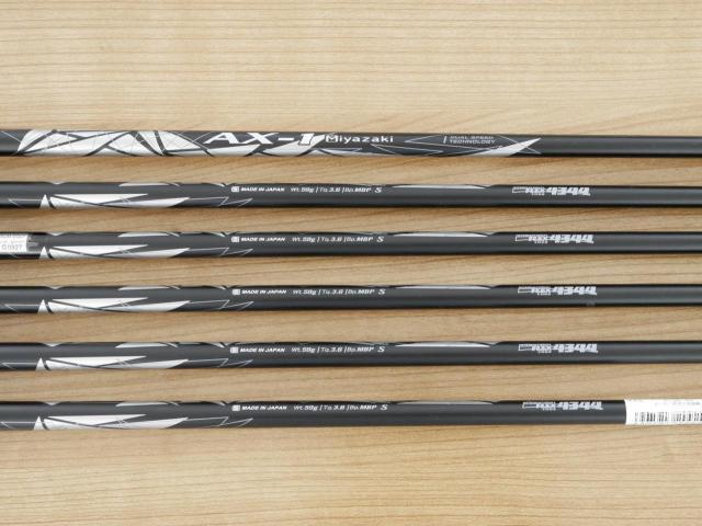Iron set : XXIO : ชุดเหล็ก XXIO X Forged (รุ่นปี 2021) มีเหล็ก 6-Pw,Aw (6 ชิ้น) ก้านกราไฟต์ Miyazaki AX-1 Flex S