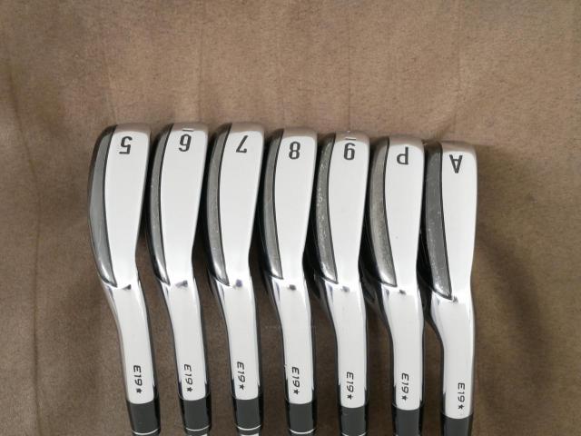 Iron set : Callaway : ชุดเหล็ก Callaway EPIC Forged Star (รุ่นท้อปสุด ปี 2020 ตีไกลกว่าปกติ 2 เบอร์) มีเหล็ก 5-Pw,Aw (7 ชิ้น) ก้านเหล็ก NS PRO ZELOS 7 FLEX S