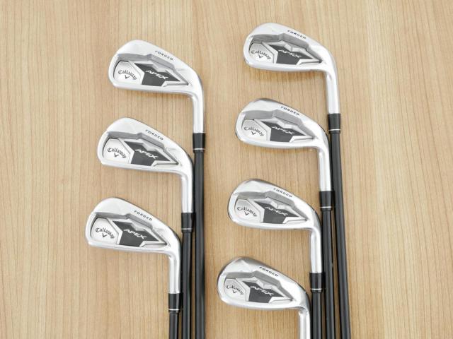 Iron set : Callaway : ชุดเหล็ก Callaway APEX Forged (ปี 2020) มีเหล็ก 5-Pw,Aw (7 ชิ้น) ก้านกราไฟต์ Fujikura Speeder Evolution Flex R