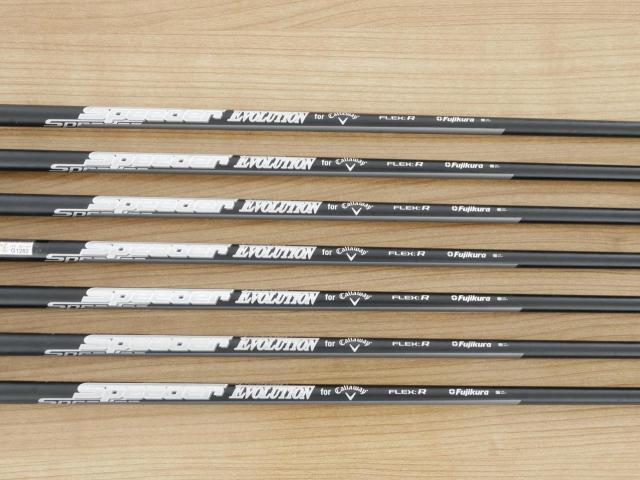 Iron set : Callaway : ชุดเหล็ก Callaway APEX Forged (ปี 2020) มีเหล็ก 5-Pw,Aw (7 ชิ้น) ก้านกราไฟต์ Fujikura Speeder Evolution Flex R