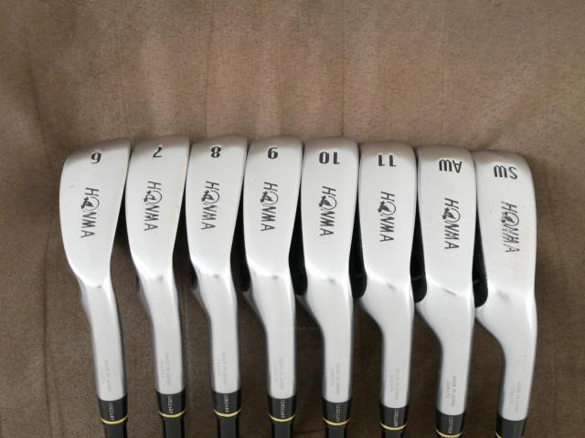Iron set : Honma : ชุดเหล็ก Honma AMAZING Spec (หน้าเด้ง โกงองศาสุดๆ ไกลที่สุด) มีเหล็ก 6-11,Aw,Sw (8 ชิ้น ระยะเทียบเท่า 5-Pw,Aw,Sw) ก้านกราไฟต์ Flex R