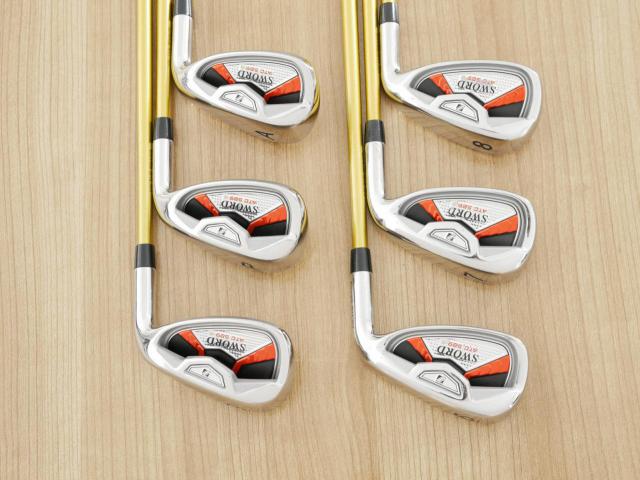 Iron set : Katana : ชุดเหล็ก Katana Sword ATC-589a (หน้าเด้ง) มีเหล็ก 6-Pw,Aw (6 ชิ้น) ก้านกราไฟต์ Fujikura Speeder 589 Flex SR