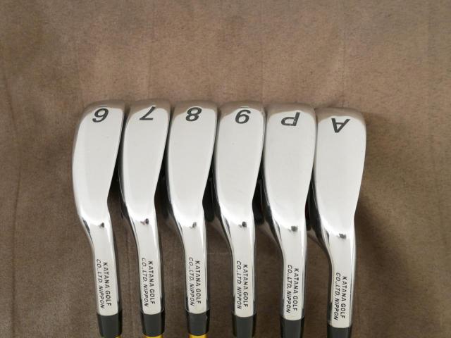 Iron set : Katana : ชุดเหล็ก Katana Sword ATC-589a (หน้าเด้ง) มีเหล็ก 6-Pw,Aw (6 ชิ้น) ก้านกราไฟต์ Fujikura Speeder 589 Flex SR