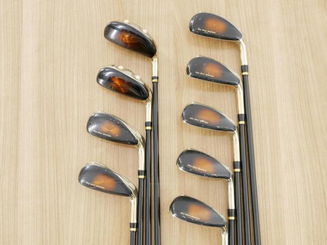 Iron set : Katana : ชุดเหล็กกระเทย Katana Izu Max Sniper มีเหล็ก 5-Pw,Aw,As,Sw (9 ชิ้น เบอร์ 5 ตีระยะเท่าเหล็ก 4 ปกติ) ก้านกราไฟต์ Flex R