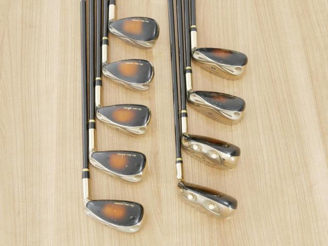 Iron set : Katana : ชุดเหล็กกระเทย Katana Izu Max Sniper มีเหล็ก 5-Pw,Aw,As,Sw (9 ชิ้น เบอร์ 5 ตีระยะเท่าเหล็ก 4 ปกติ) ก้านกราไฟต์ Flex R