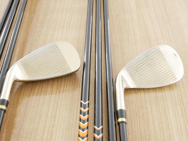 Iron set : Katana : ชุดเหล็กกระเทย Katana Izu Max Sniper มีเหล็ก 5-Pw,Aw,As,Sw (9 ชิ้น เบอร์ 5 ตีระยะเท่าเหล็ก 4 ปกติ) ก้านกราไฟต์ Flex R