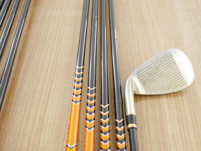 Iron set : Katana : ชุดเหล็กกระเทย Katana Izu Max Sniper มีเหล็ก 5-Pw,Aw,As,Sw (9 ชิ้น เบอร์ 5 ตีระยะเท่าเหล็ก 4 ปกติ) ก้านกราไฟต์ Flex R