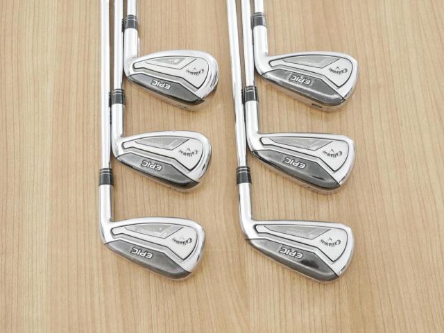 Iron set : Callaway : ชุดเหล็ก Callaway EPIC Forged Star (รุ่นท้อปสุด ปี 2020 ตีไกลกว่าปกติ 2 เบอร์) มีเหล็ก 6-Pw,Aw (6 ชิ้น) ก้านเหล็ก NS Pro 950 NEO Flex S