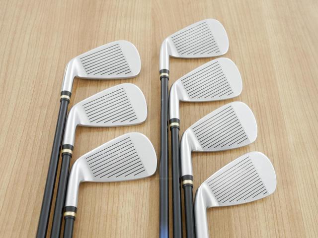 Iron set : Honma : ชุดเหล็ก Honma Beres IS-02 (หน้าเด้ง Forged) มีเหล็ก 6-11,Aw (7 ชิ้น เทียบเท่า 5-Pw,Aw) ก้าน ARMRQ 6 (54) Flex R (2 ดาว)