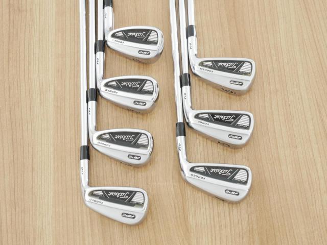 Iron set : Titleist : ชุดเหล็ก Titleist AP2 710 Forged มีเหล็ก 4-Pw (7 ชิ้น) ก้านเหล็ก NS Pro 950 Flex S