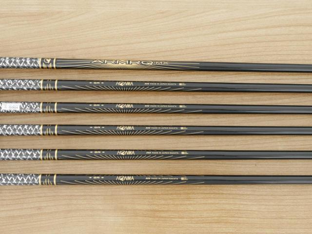 Iron set : Honma : ชุดเหล็ก Honma Beres Black Forged (ออกปี 2022 สวยมากๆ) มีเหล็ก 6-11 (6 ชิ้น เทียบเท่า 5-Pw) ก้าน ARMRQ MX Flex SR