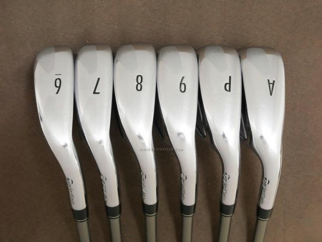 Iron set : Taylormade : ชุดเหล็ก Taylormade Gloire (รุ่นท๊อปสุด Japan Spec. ใบใหญ่ ตีง่าย ไกล) มีเหล็ก 6-Pw,Aw (6 ชิ้น) ก้านกราไฟต์ Flex SR