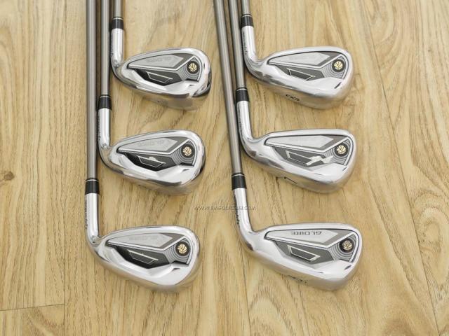 Iron set : Taylormade : ชุดเหล็ก Taylormade Gloire (รุ่นท๊อปสุด Japan Spec. ใบใหญ่ ตีง่าย ไกล) มีเหล็ก 6-Pw,Aw (6 ชิ้น) ก้านกราไฟต์ Flex SR