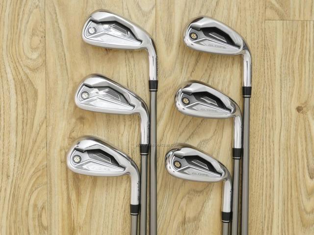 Iron set : Taylormade : ชุดเหล็ก Taylormade Gloire (รุ่นท๊อปสุด Japan Spec. ใบใหญ่ ตีง่าย ไกล) มีเหล็ก 6-Pw,Aw (6 ชิ้น) ก้านกราไฟต์ Flex SR