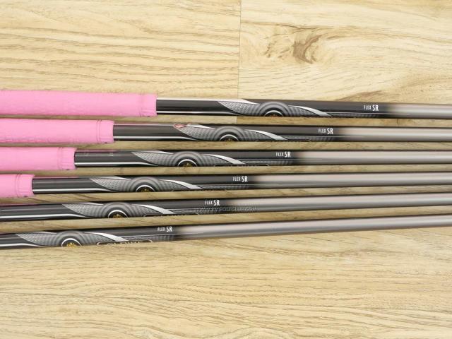 Iron set : Taylormade : ชุดเหล็ก Taylormade Gloire (รุ่นท๊อปสุด Japan Spec. ใบใหญ่ ตีง่าย ไกล) มีเหล็ก 6-Pw,Aw (6 ชิ้น) ก้านกราไฟต์ Flex SR