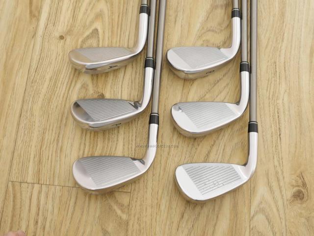 Iron set : Taylormade : ชุดเหล็ก Taylormade Gloire (รุ่นท๊อปสุด Japan Spec. ใบใหญ่ ตีง่าย ไกล) มีเหล็ก 6-Pw,Aw (6 ชิ้น) ก้านกราไฟต์ Flex SR