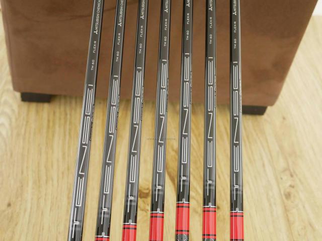 Iron set : Taylormade : ชุดเหล็ก Taylormade Stealth (รุ่นล่าสุด ออกปี 2022 Japan Spec.) มีเหล็ก 6-Pw,Aw,Sw (7 ชิ้น) ก้านกราไฟต์ Mitsubishi Tensei TM60 Flex R