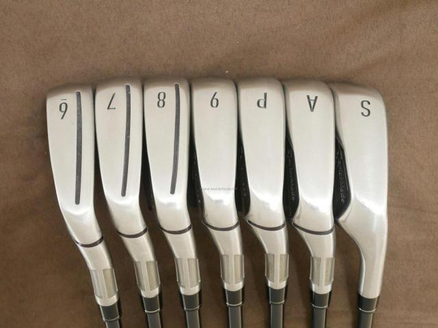 Iron set : Taylormade : ชุดเหล็ก Taylormade Stealth (รุ่นล่าสุด ออกปี 2022 Japan Spec.) มีเหล็ก 6-Pw,Aw,Sw (7 ชิ้น) ก้านกราไฟต์ Mitsubishi Tensei TM60 Flex R