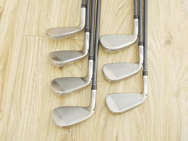 Iron set : Taylormade : ชุดเหล็ก Taylormade Stealth (รุ่นล่าสุด ออกปี 2022 Japan Spec.) มีเหล็ก 6-Pw,Aw,Sw (7 ชิ้น) ก้านกราไฟต์ Mitsubishi Tensei TM60 Flex R
