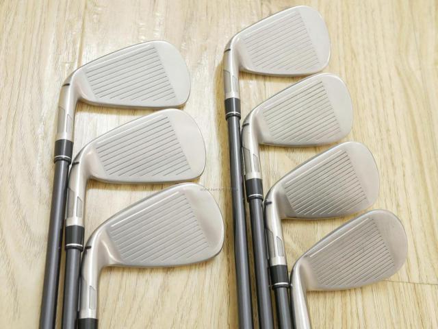Iron set : Taylormade : ชุดเหล็ก Taylormade Stealth (รุ่นล่าสุด ออกปี 2022 Japan Spec.) มีเหล็ก 6-Pw,Aw,Sw (7 ชิ้น) ก้านกราไฟต์ Mitsubishi Tensei TM60 Flex R