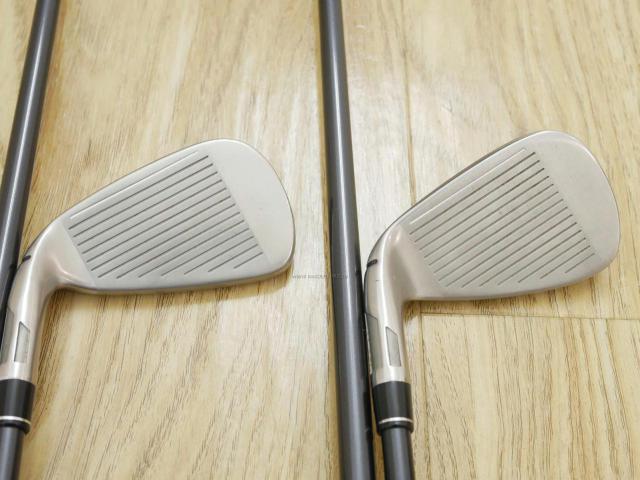 Iron set : Taylormade : ชุดเหล็ก Taylormade Stealth (รุ่นล่าสุด ออกปี 2022 Japan Spec.) มีเหล็ก 6-Pw,Aw,Sw (7 ชิ้น) ก้านกราไฟต์ Mitsubishi Tensei TM60 Flex R
