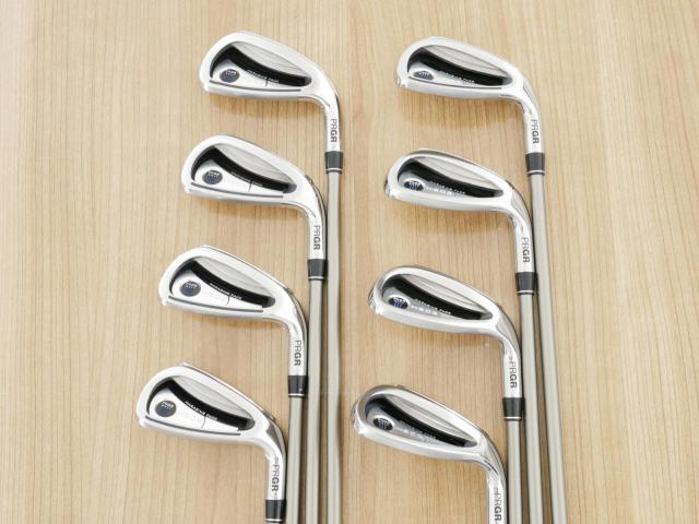 Iron set : PRGR : ชุดเหล็ก PRGR GN502 Maraging Face มีเหล็ก 5-Pw,Aw,Sw (8 ชิ้น) ก้านกราไฟต์ Flex SR (M-40)
