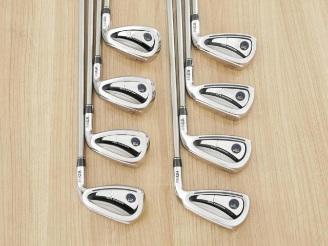 Iron set : PRGR : ชุดเหล็ก PRGR GN502 Maraging Face มีเหล็ก 5-Pw,Aw,Sw (8 ชิ้น) ก้านกราไฟต์ Flex SR (M-40)