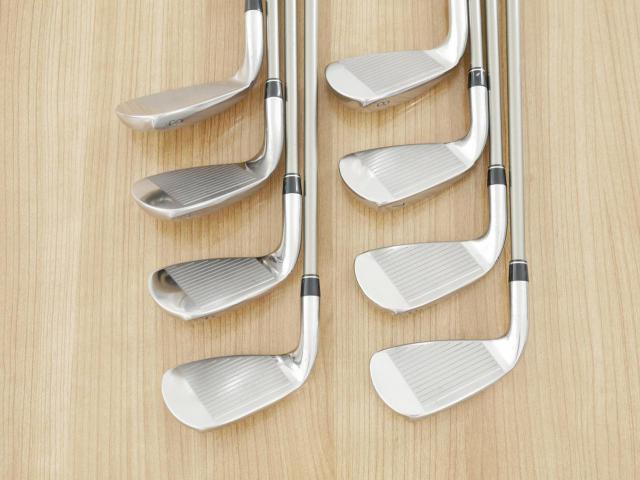 Iron set : PRGR : ชุดเหล็ก PRGR GN502 Maraging Face มีเหล็ก 5-Pw,Aw,Sw (8 ชิ้น) ก้านกราไฟต์ Flex SR (M-40)