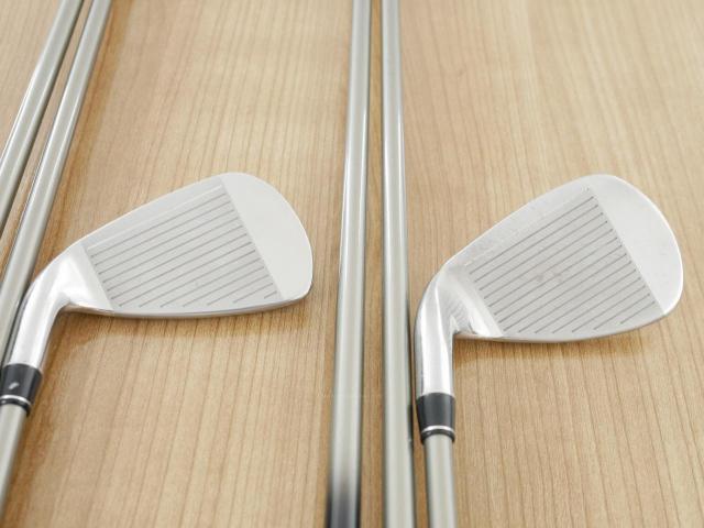 Iron set : PRGR : ชุดเหล็ก PRGR GN502 Maraging Face มีเหล็ก 5-Pw,Aw,Sw (8 ชิ้น) ก้านกราไฟต์ Flex SR (M-40)