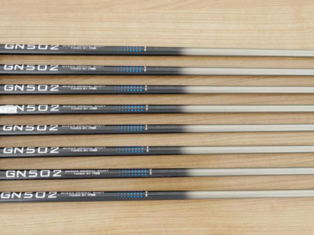 Iron set : PRGR : ชุดเหล็ก PRGR GN502 Maraging Face มีเหล็ก 5-Pw,Aw,Sw (8 ชิ้น) ก้านกราไฟต์ Flex SR (M-40)