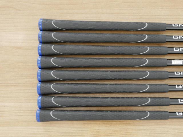 Iron set : PRGR : ชุดเหล็ก PRGR GN502 Maraging Face มีเหล็ก 5-Pw,Aw,Sw (8 ชิ้น) ก้านกราไฟต์ Flex SR (M-40)