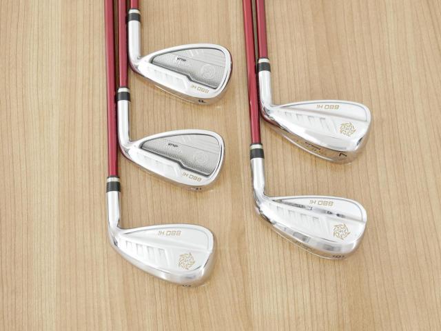 Iron set : Katana : ชุดเหล็ก Katana Voltio NINJA 880Hi Silver (รุ่นท็อปสุด ออกปี 2018 ตีง่าย ไกล สวยมากๆ) มีเหล็ก 6-Pw (5 ชิ้น) ก้านกราไฟต์ Fujikura Speeder 361 Flex R