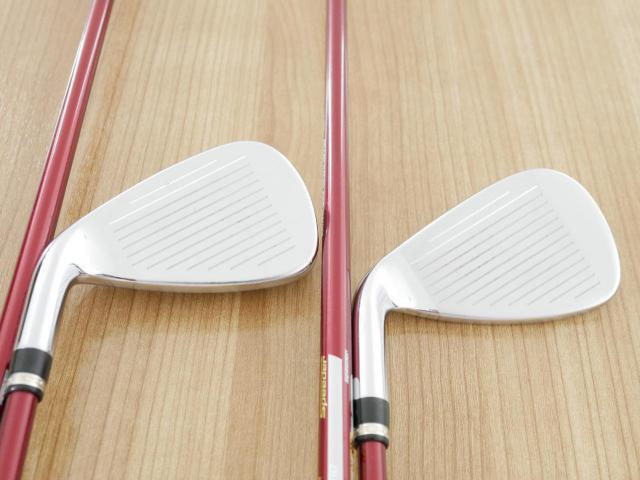 Iron set : Katana : ชุดเหล็ก Katana Voltio NINJA 880Hi Silver (รุ่นท็อปสุด ออกปี 2018 ตีง่าย ไกล สวยมากๆ) มีเหล็ก 6-Pw (5 ชิ้น) ก้านกราไฟต์ Fujikura Speeder 361 Flex R