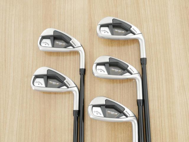 Iron set : Callaway : ชุดเหล็ก Callaway Rogue ST Max (ออกปี 2022 ตีง่าย ไกลมาก) มีเหล็ก 6-Pw (5 ชิ้น) ก้านกราไฟต์ Mitsubishi TENSEI CR 55 Flex R