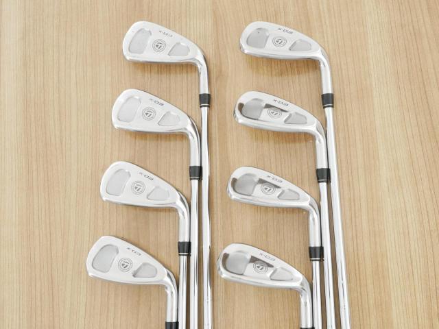 Iron set : Taylormade : ชุดเหล็ก Taylormade X-03 (หน้า Titanium รุ่นท็อป) มีเหล็ก 5-Pw,Aw,Sw (8 ชิ้น) ก้านเหล็ก NS Pro 950 Flex S