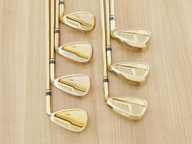 Iron set : Katana : ชุดเหล็ก Katana Voltio NINJA 880Hi Gold (รุ่นท็อปสุด ปี 2018 ตีง่าย ไกล สวยมากๆ) มีเหล็ก 6-Pw,Aw,Sw (7 ชิ้น) ก้านกราไฟต์ Fujikura Speeder 361 Flex SR