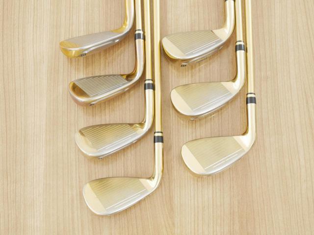 Iron set : Katana : ชุดเหล็ก Katana Voltio NINJA 880Hi Gold (รุ่นท็อปสุด ปี 2018 ตีง่าย ไกล สวยมากๆ) มีเหล็ก 6-Pw,Aw,Sw (7 ชิ้น) ก้านกราไฟต์ Fujikura Speeder 361 Flex SR