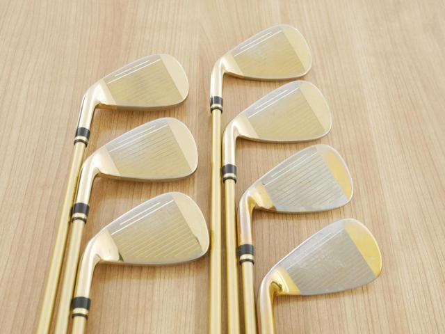 Iron set : Katana : ชุดเหล็ก Katana Voltio NINJA 880Hi Gold (รุ่นท็อปสุด ปี 2018 ตีง่าย ไกล สวยมากๆ) มีเหล็ก 6-Pw,Aw,Sw (7 ชิ้น) ก้านกราไฟต์ Fujikura Speeder 361 Flex SR