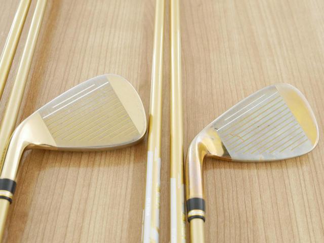 Iron set : Katana : ชุดเหล็ก Katana Voltio NINJA 880Hi Gold (รุ่นท็อปสุด ปี 2018 ตีง่าย ไกล สวยมากๆ) มีเหล็ก 6-Pw,Aw,Sw (7 ชิ้น) ก้านกราไฟต์ Fujikura Speeder 361 Flex SR