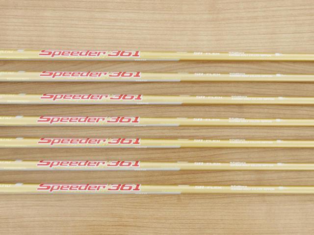 Iron set : Katana : ชุดเหล็ก Katana Voltio NINJA 880Hi Gold (รุ่นท็อปสุด ปี 2018 ตีง่าย ไกล สวยมากๆ) มีเหล็ก 6-Pw,Aw,Sw (7 ชิ้น) ก้านกราไฟต์ Fujikura Speeder 361 Flex SR