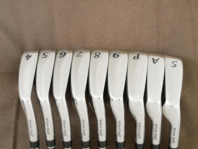 Iron set : Other Brand : ชุดเหล็ก Wilson TAB TC-1 (รุ่นท๊อปสุด หน้าเด้ง ตีไกล) มีเหล็ก 4-Pw,Aw,Sw (9 ชิ้น) ก้านกราไฟต์ Flex R